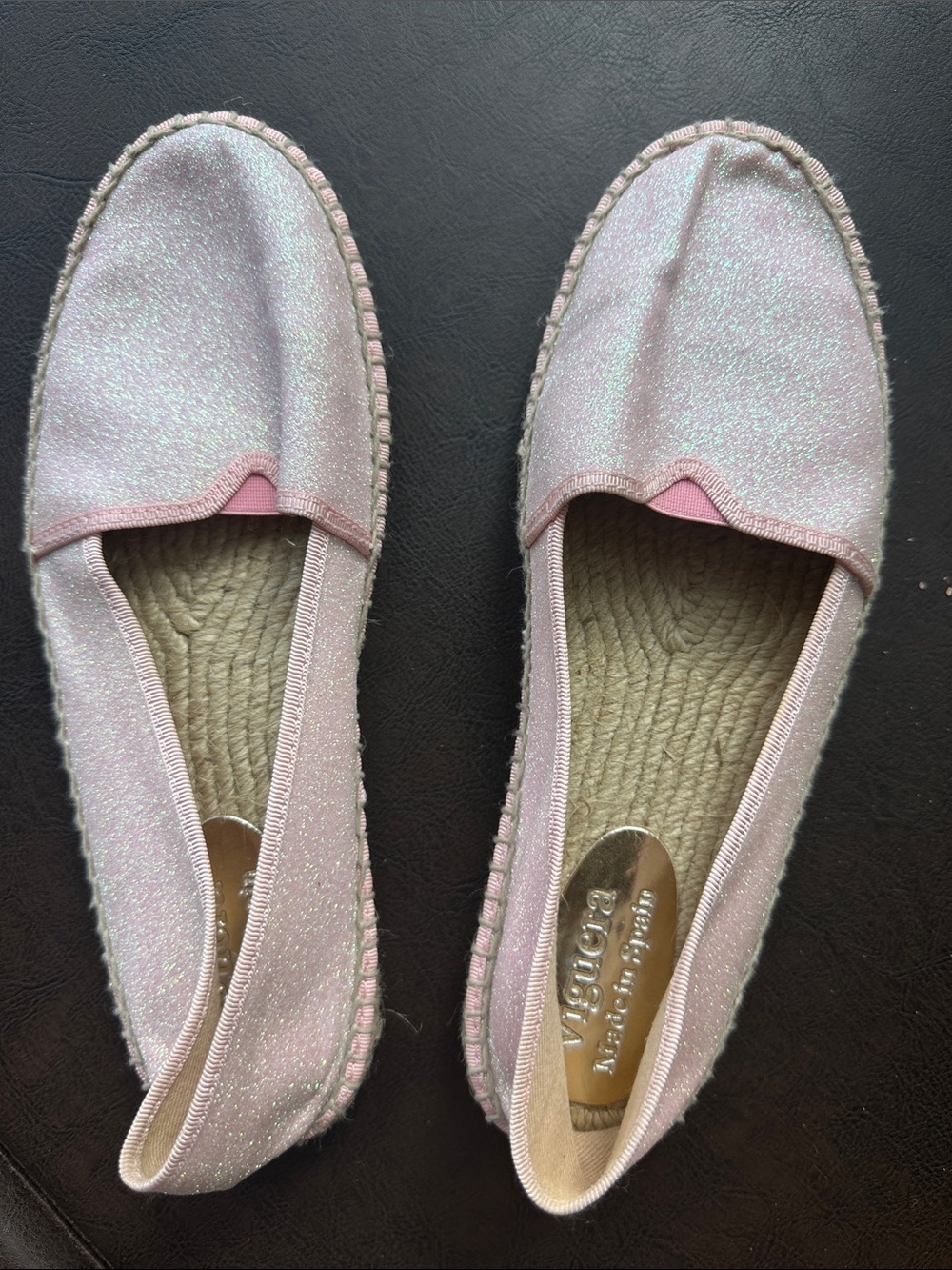 Sparkle Pink Women's Slip-On Espadrilles